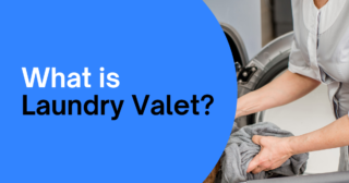 What is Laundry Valet text Banner
